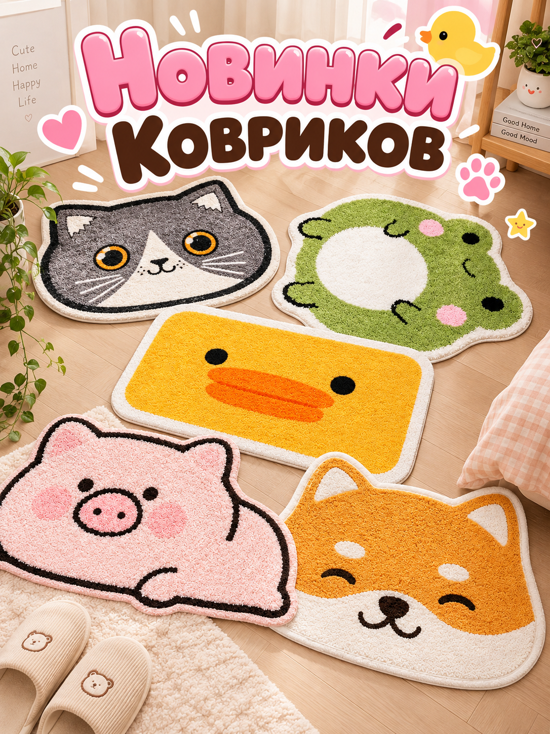 Уют начинается с мелочей. С нового коврика 🦶