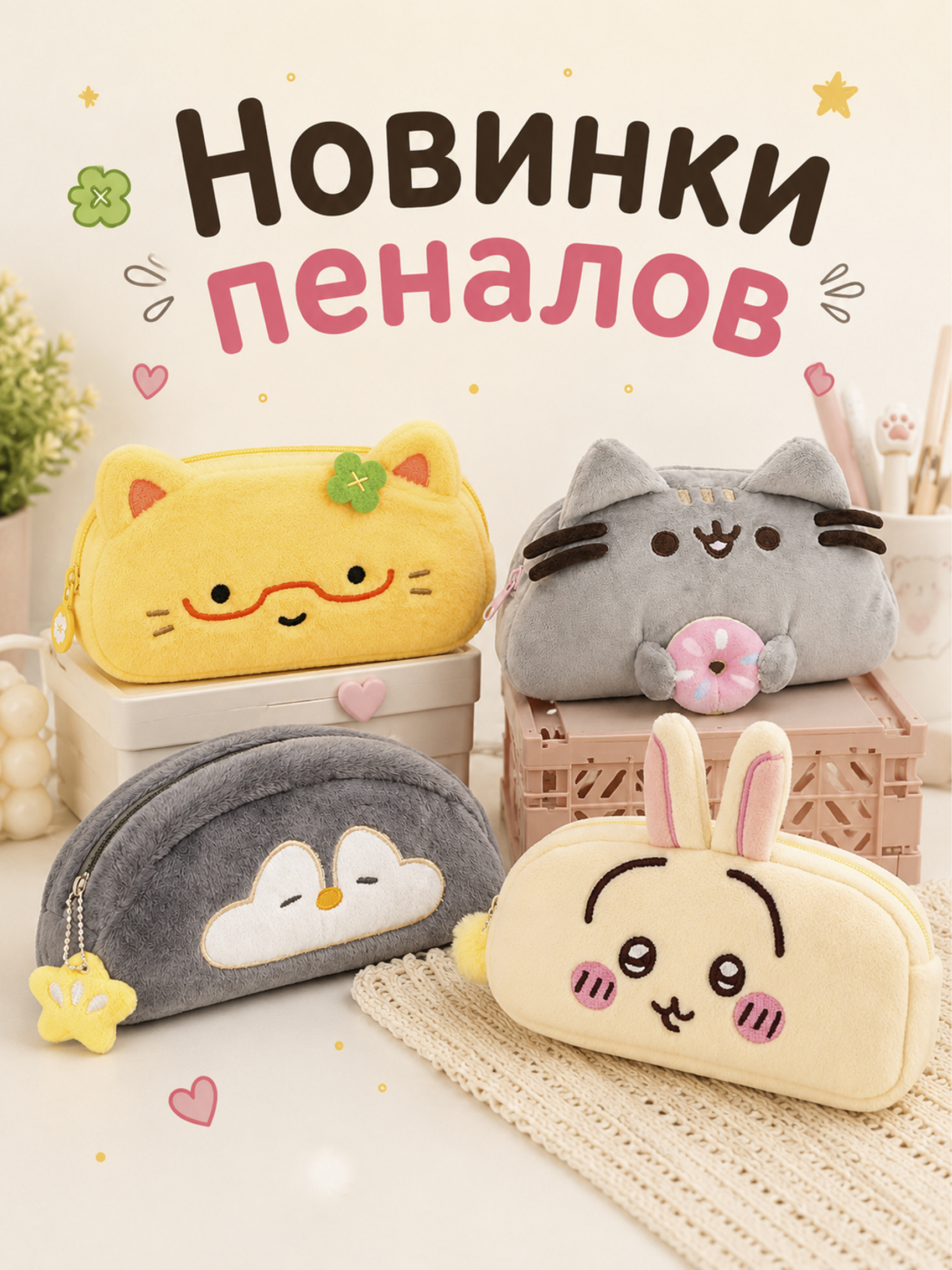К школе готовы! 🏫Самые милые пеналы уже у нас ✨