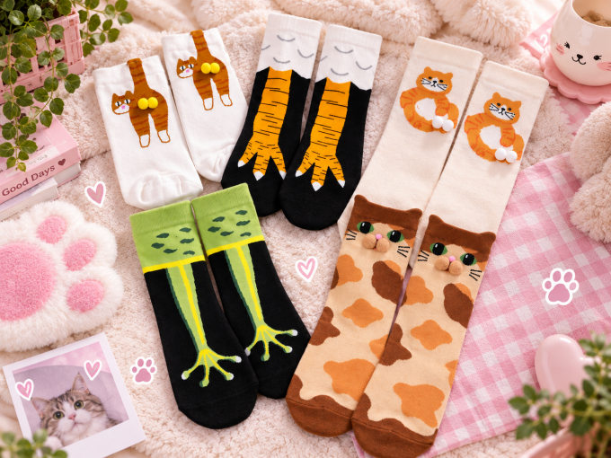Уникальность - в каждой детали! Новые носки 🧦